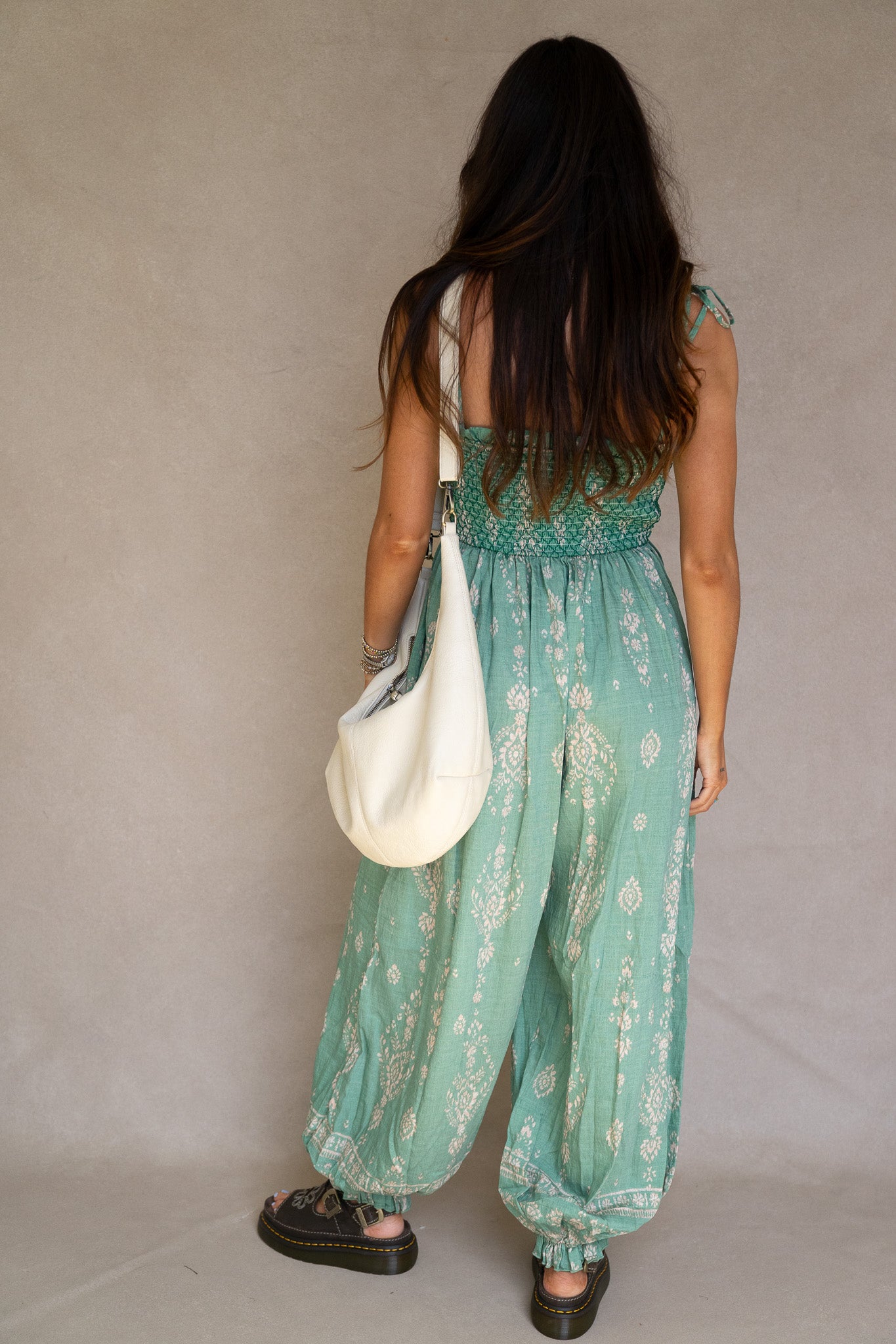Green Bubble Jumpsuit