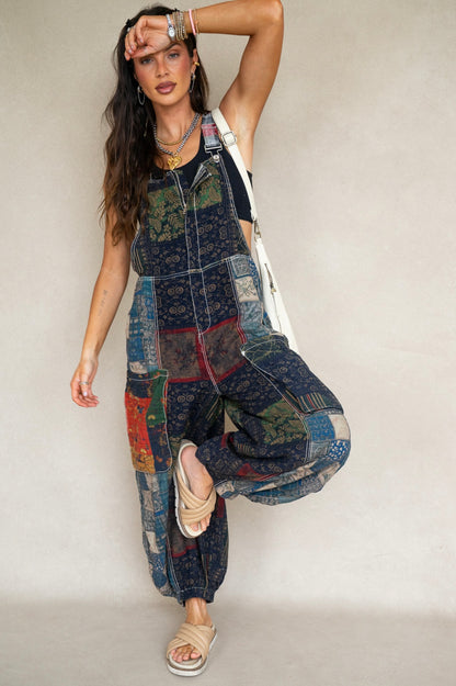 Patchwork Overalls