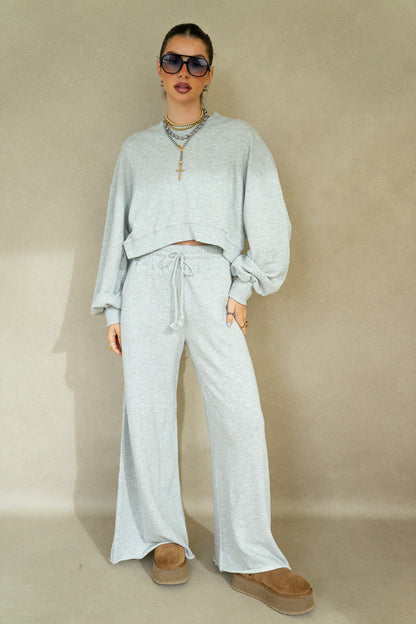 Lacey Rib Sweatshirt