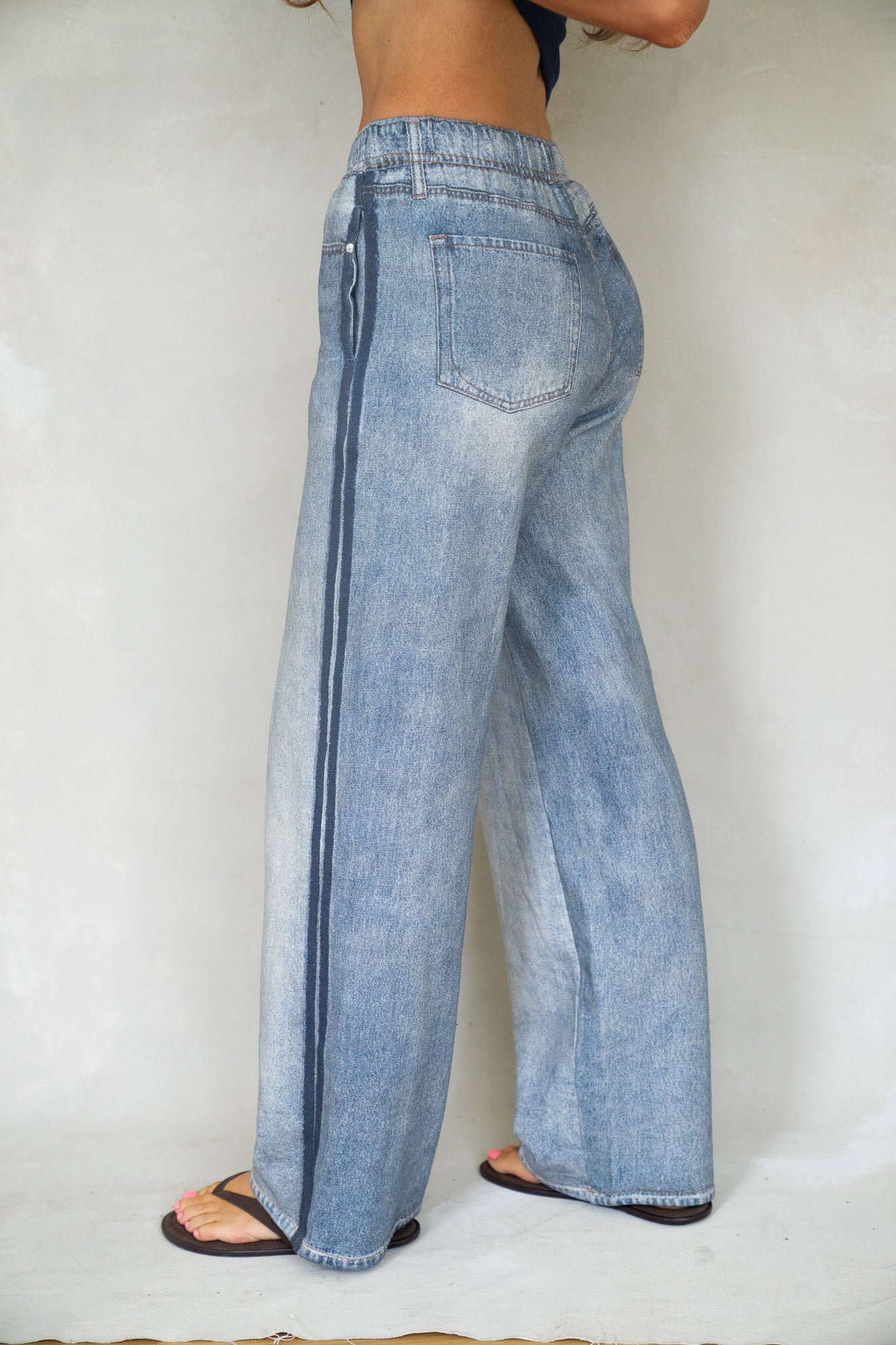 Striped Monday Denim