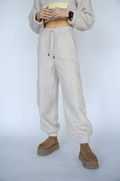 Cozy Cream Joggers