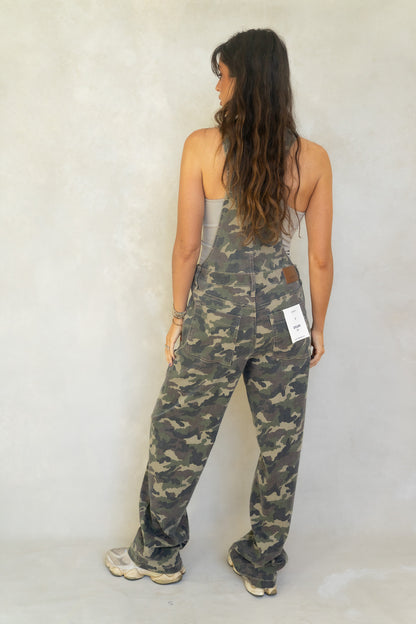 Camo Relaxed Fit Overalls