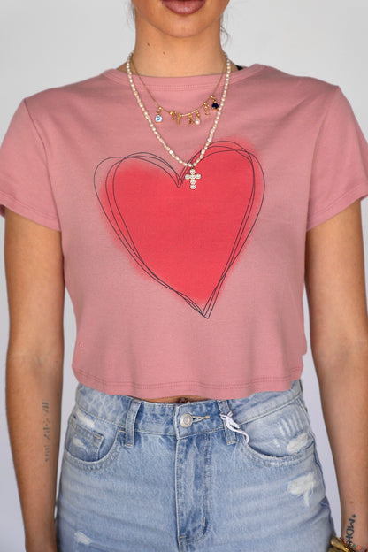 Love Heart Baby Tee