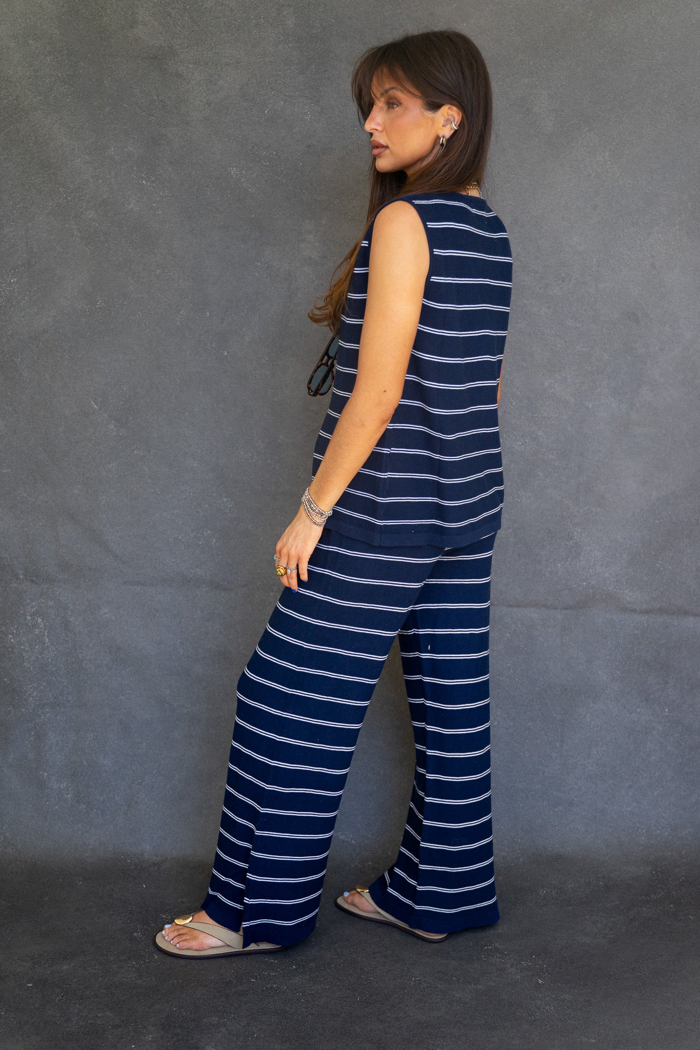 Bayside Leisure Striped Vest