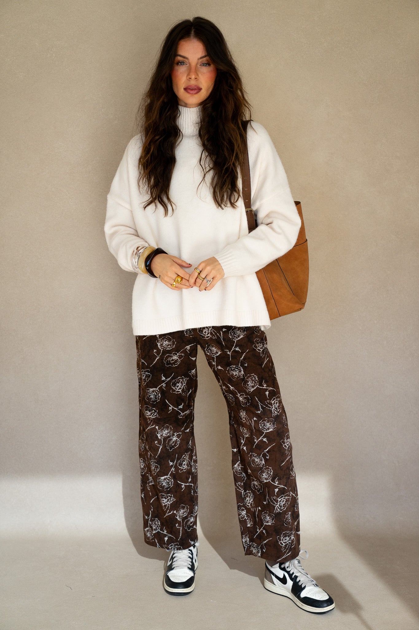 Mock Neck Boxy Sweater (Multiple Colors)