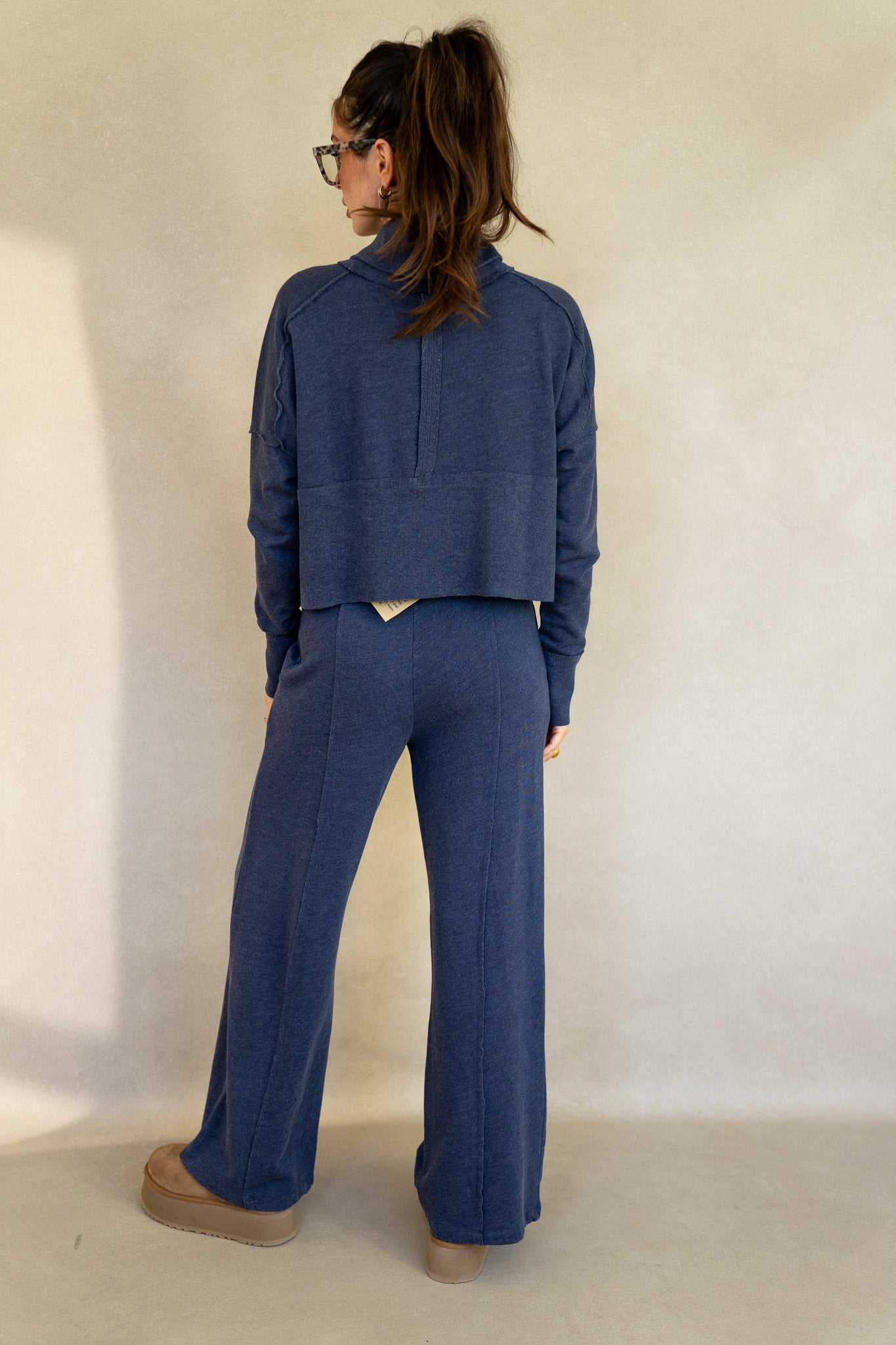 Terry Ribbed Turtleneck (Multiple Colors)