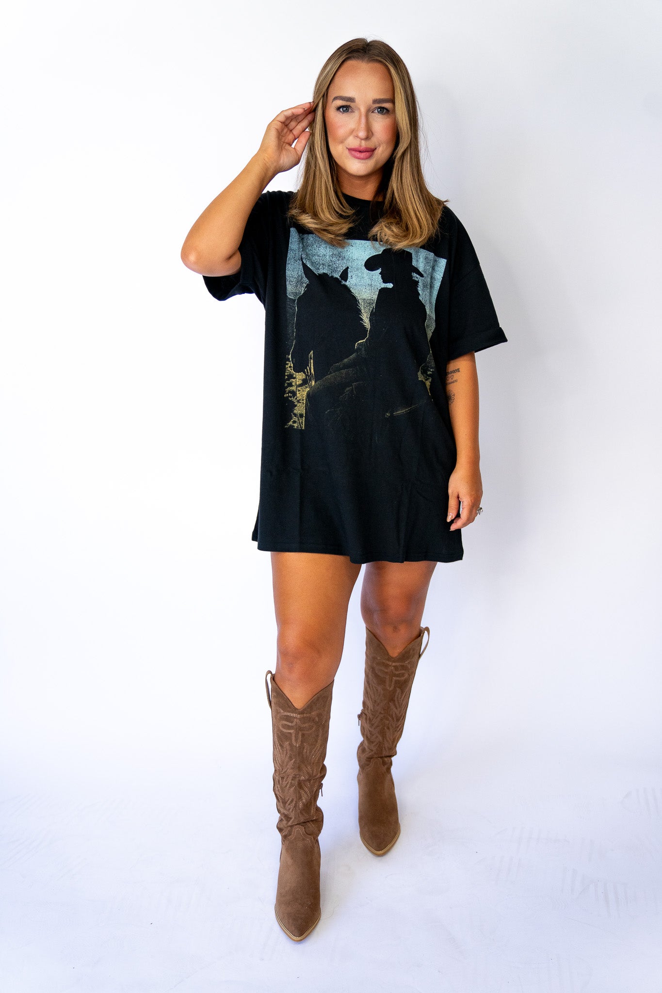 Cowgirl Sunset Graphic