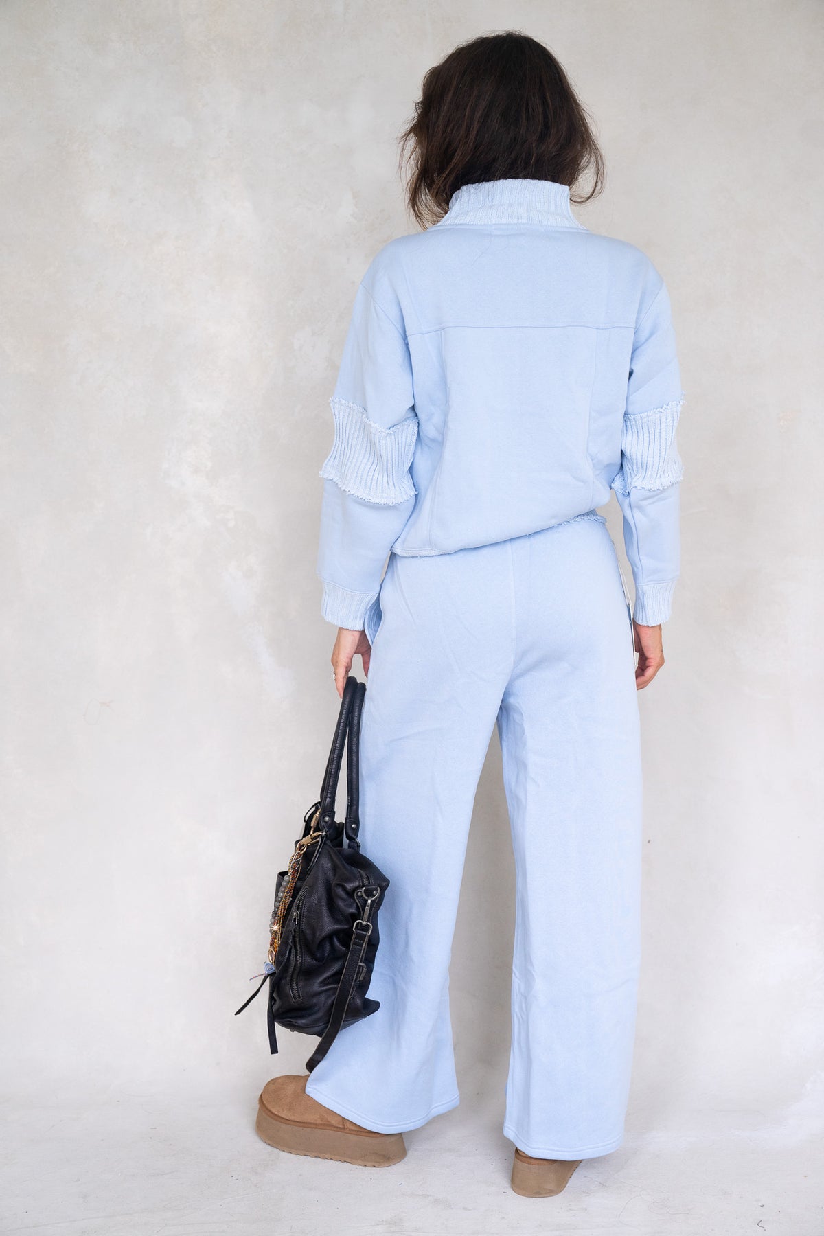 Lake Blue Wide Leg Sweats