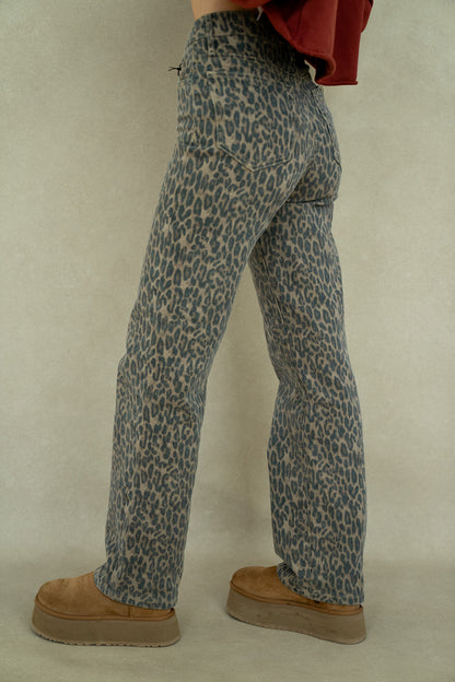 Ella Cheetah Jeans