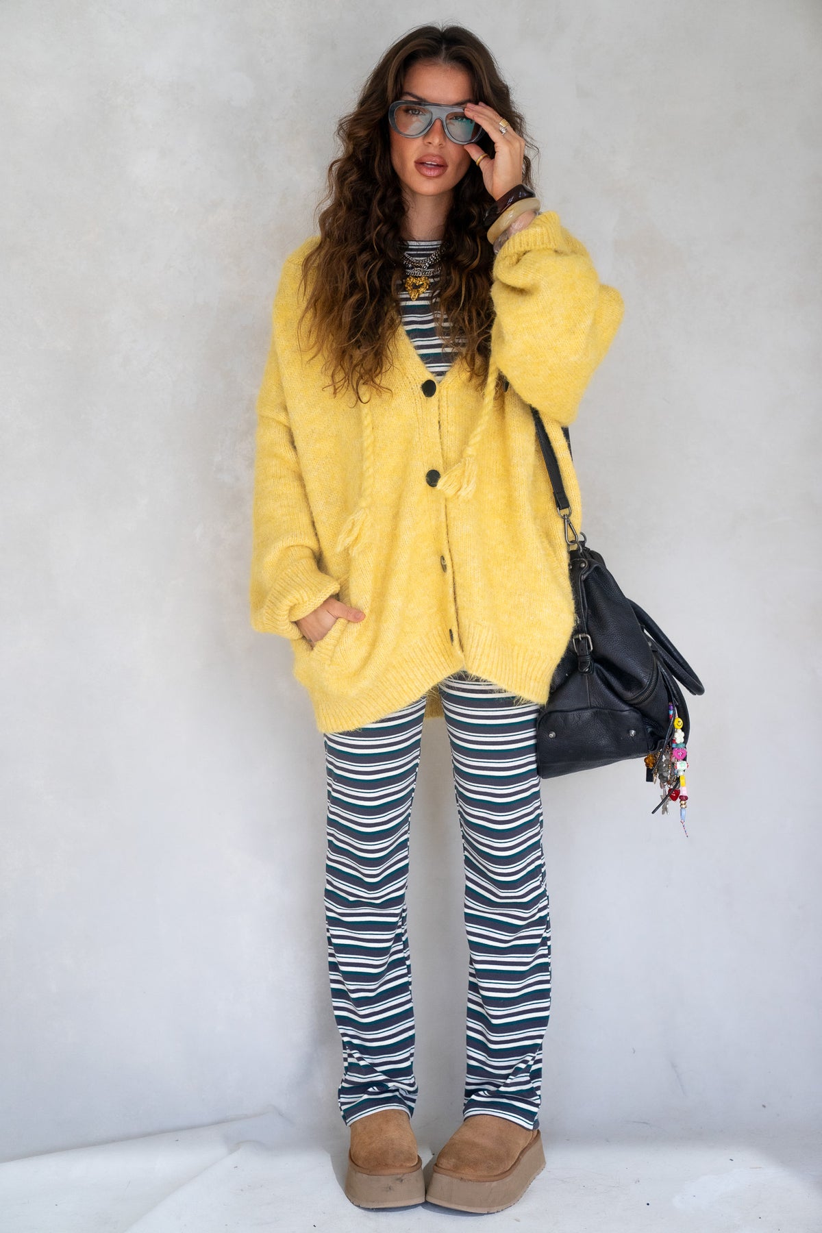 Honey Bear Knit Hoodie