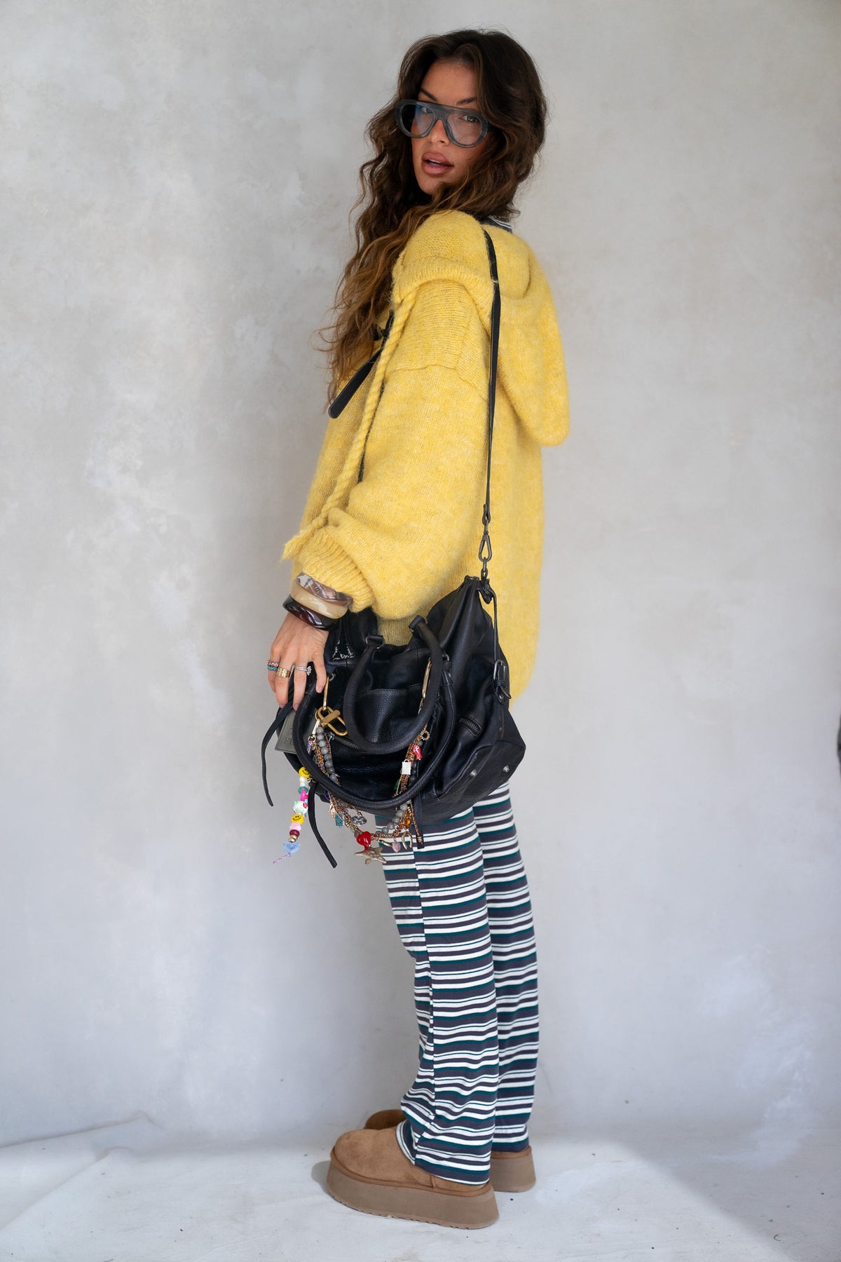 Honey Bear Knit Hoodie