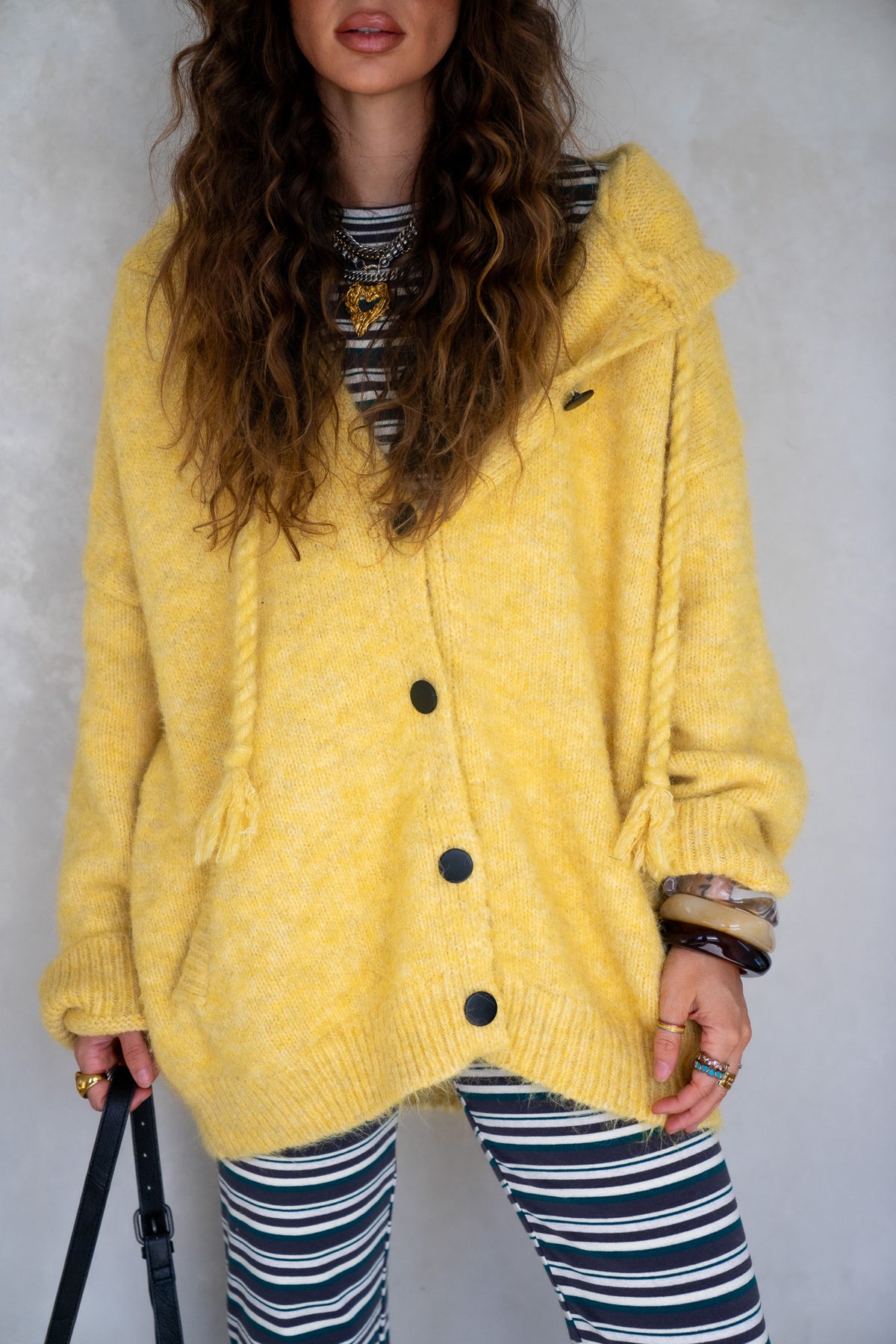 Honey Bear Knit Hoodie