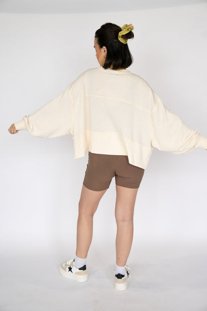 Cloud Cropped Pullover