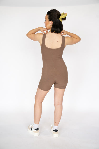 Ribbed Knit Romper (Multiple Colors)