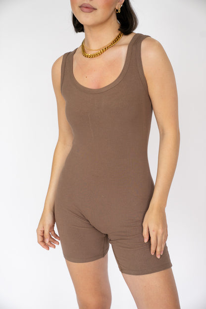 Ribbed Knit Romper (Multiple Colors)
