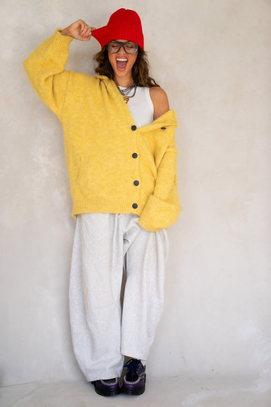 Honey Bear Knit Hoodie