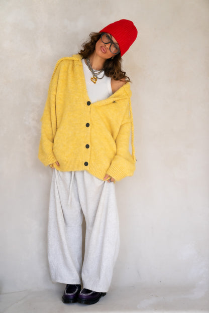 Honey Bear Knit Hoodie