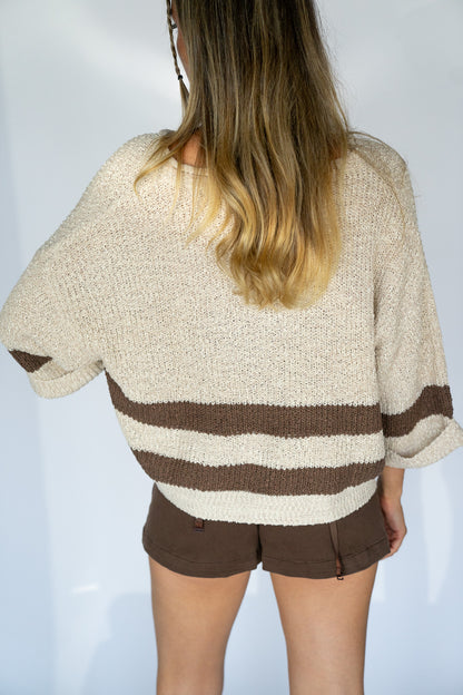 Natural Stiped Sweater