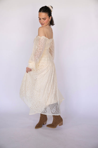 Lace Reverie Long Sleeve Dress