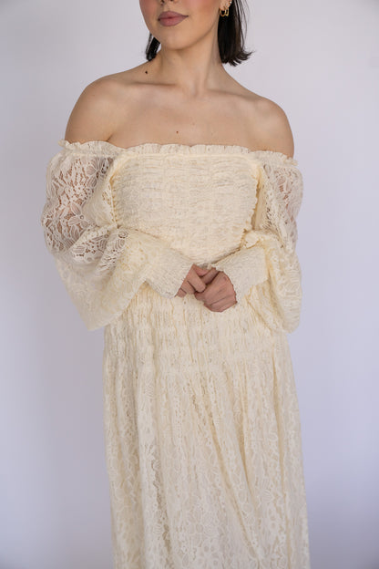 Lace Reverie Long Sleeve Dress
