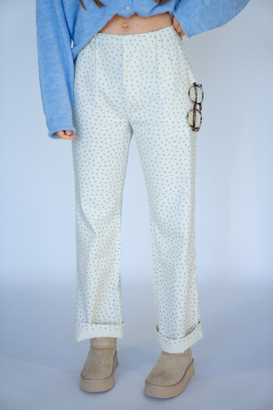 Floral Print Pants