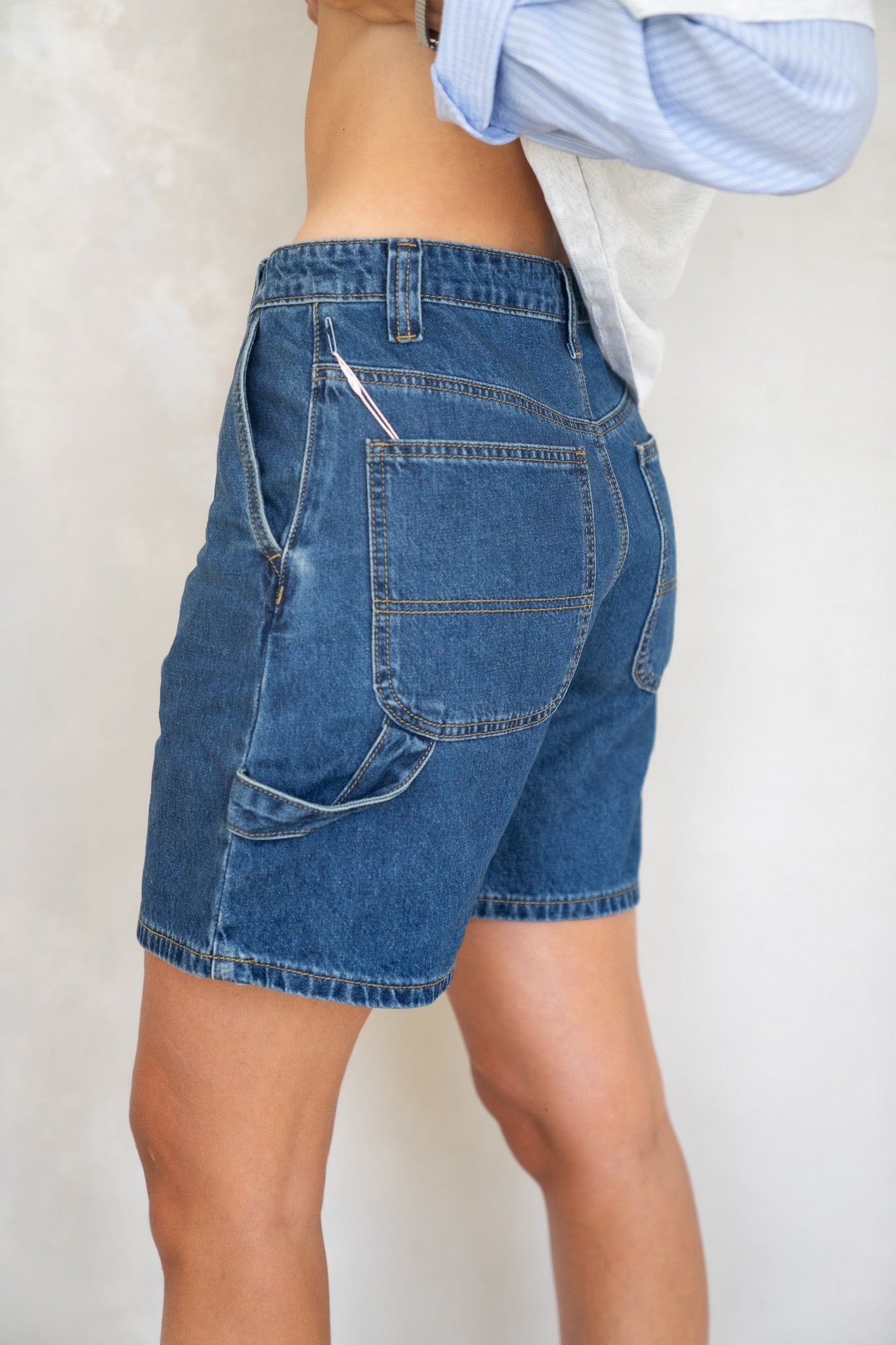 Utility Denim Shorts (New Colors)