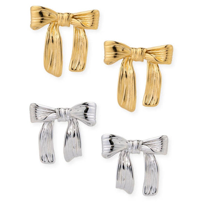 Eloisa Bow Studs (Multiple Colors)
