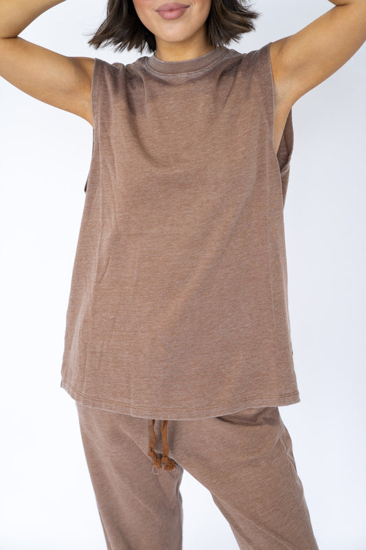 Burnout Muscle Tank (Multiple Colors)