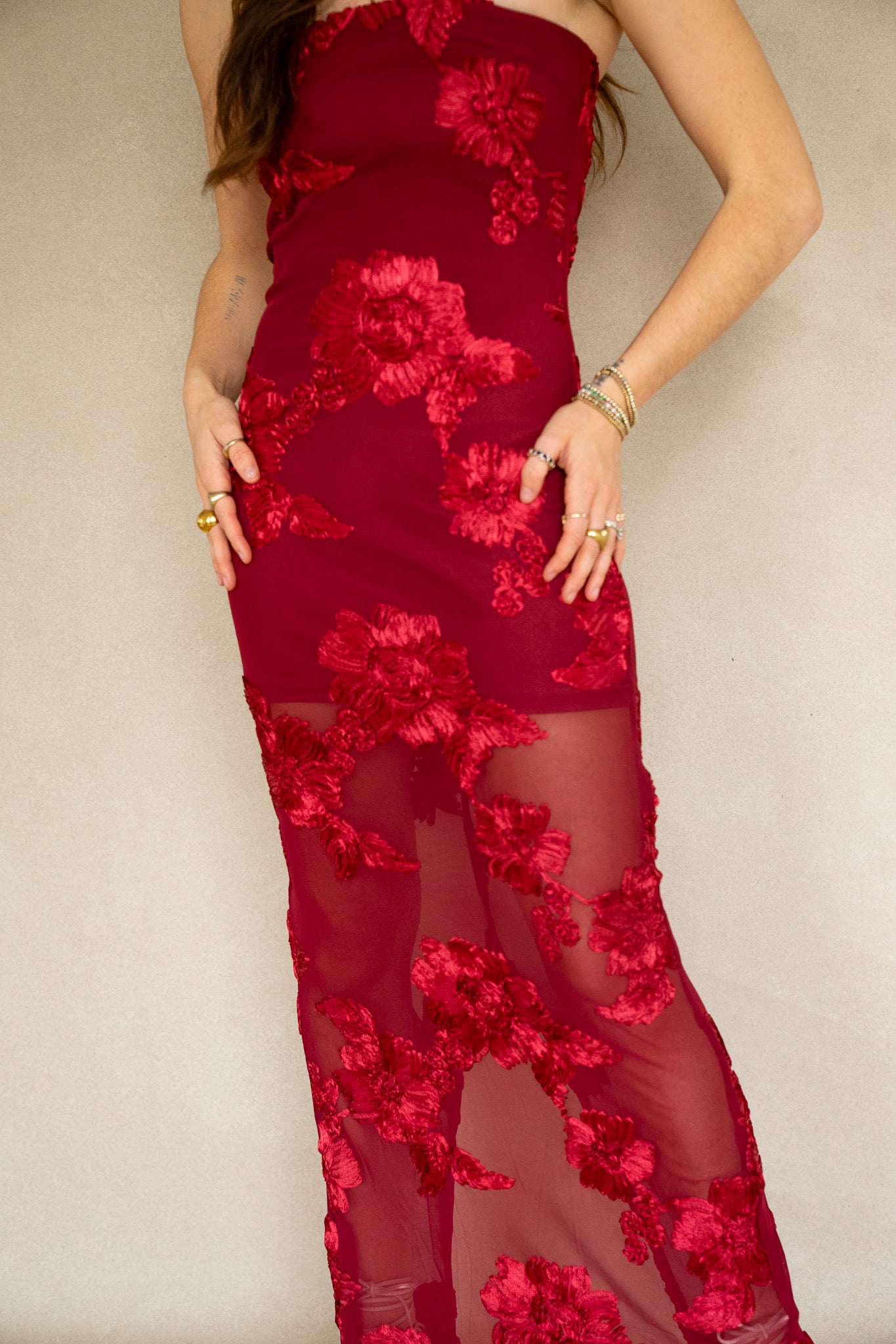 Wine Nights Dress