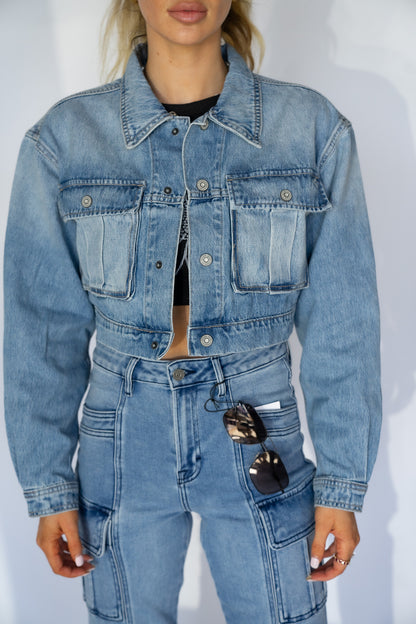 Tracey Cargo Denim Jacket
