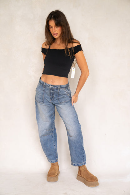 Sammie Denim Barrels