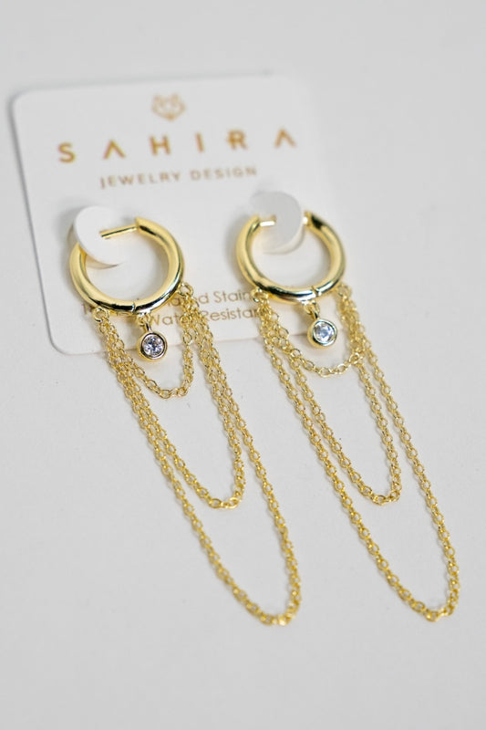 Dangling Hoop Earrings