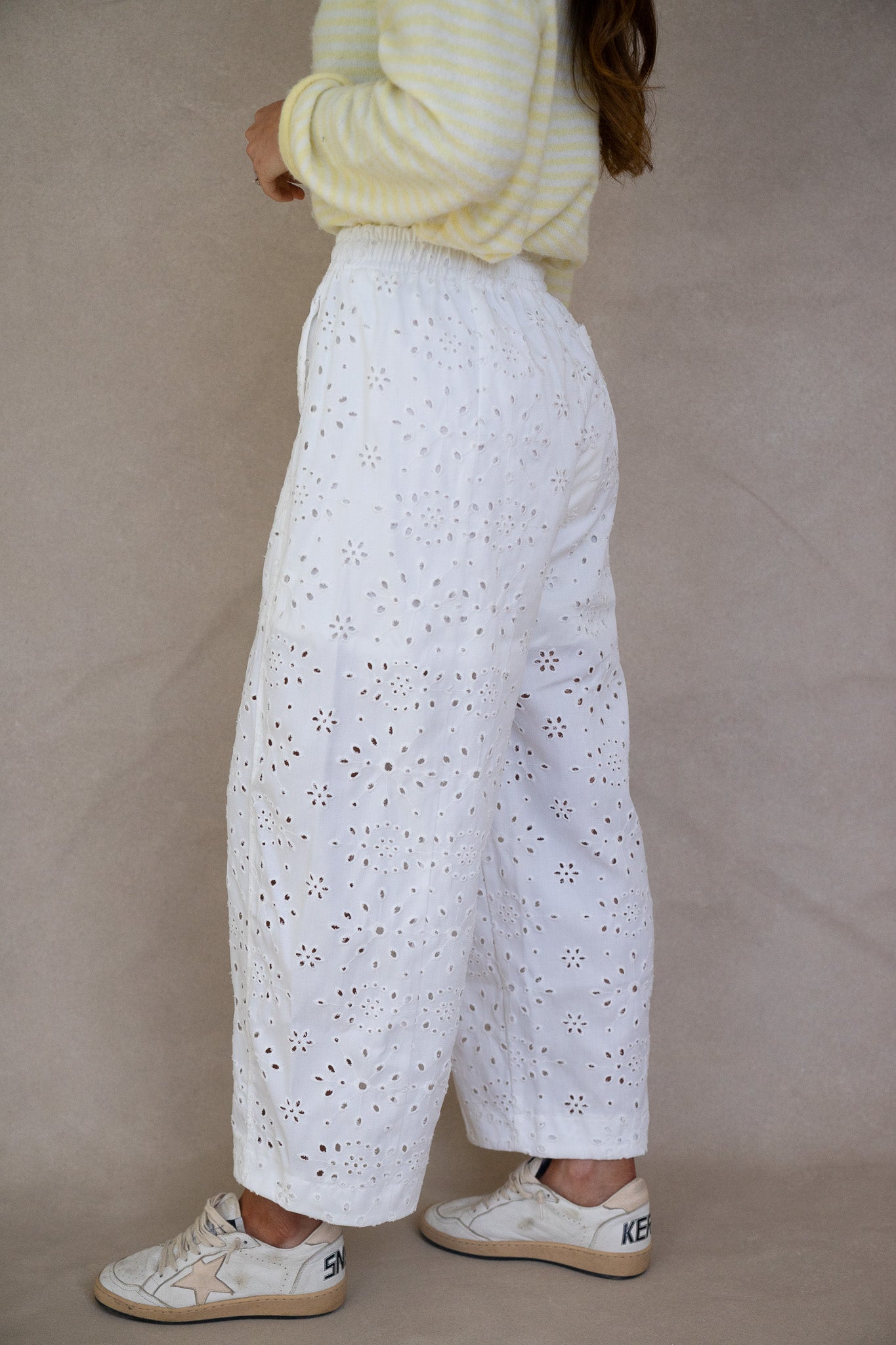 Spring Eyelet Pants