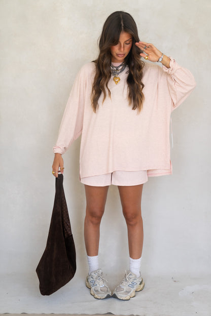 Alex Striped Shorts - Pink