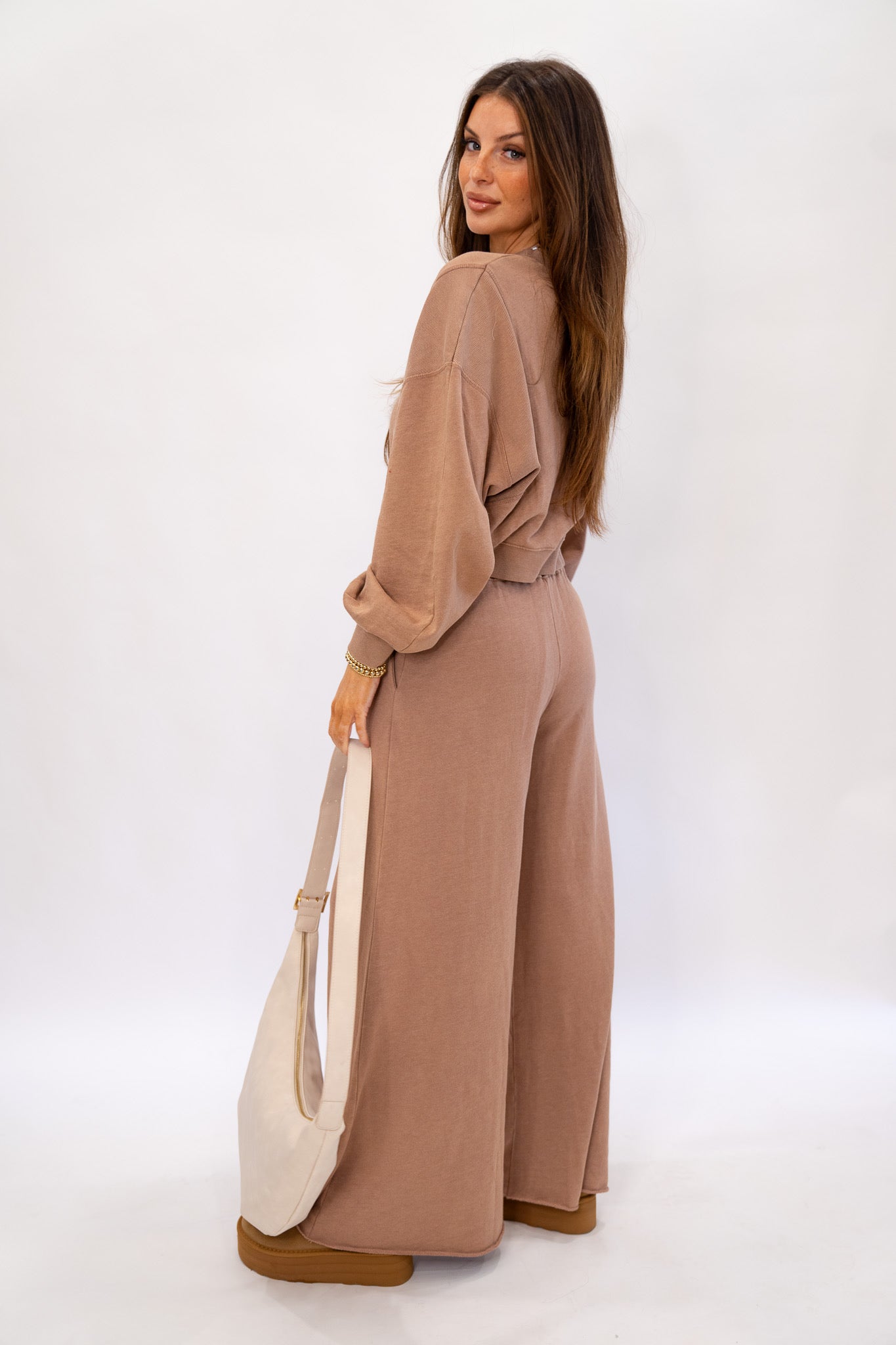 Lacey Rib Sweatshirt (Multiple Colors)