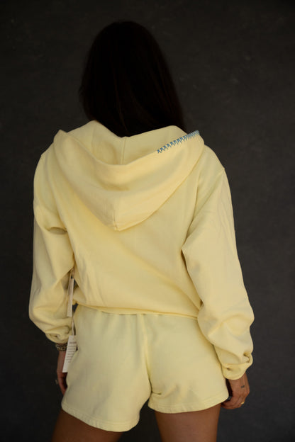 Essential Lemon Cotton Zip-up