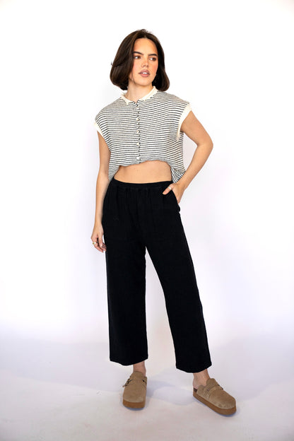 Effortless Linen Wide-Leg Pants