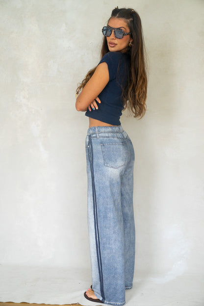 Striped Monday Denim