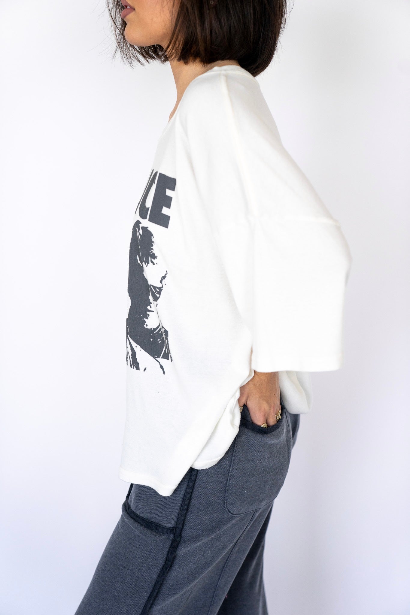 The Police Vintage Graphic Oversized Tee