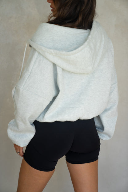 Halo Barrel Sweat Set - Heather Grey