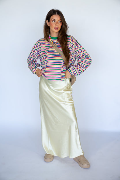 Multi Color Bubble Sweater