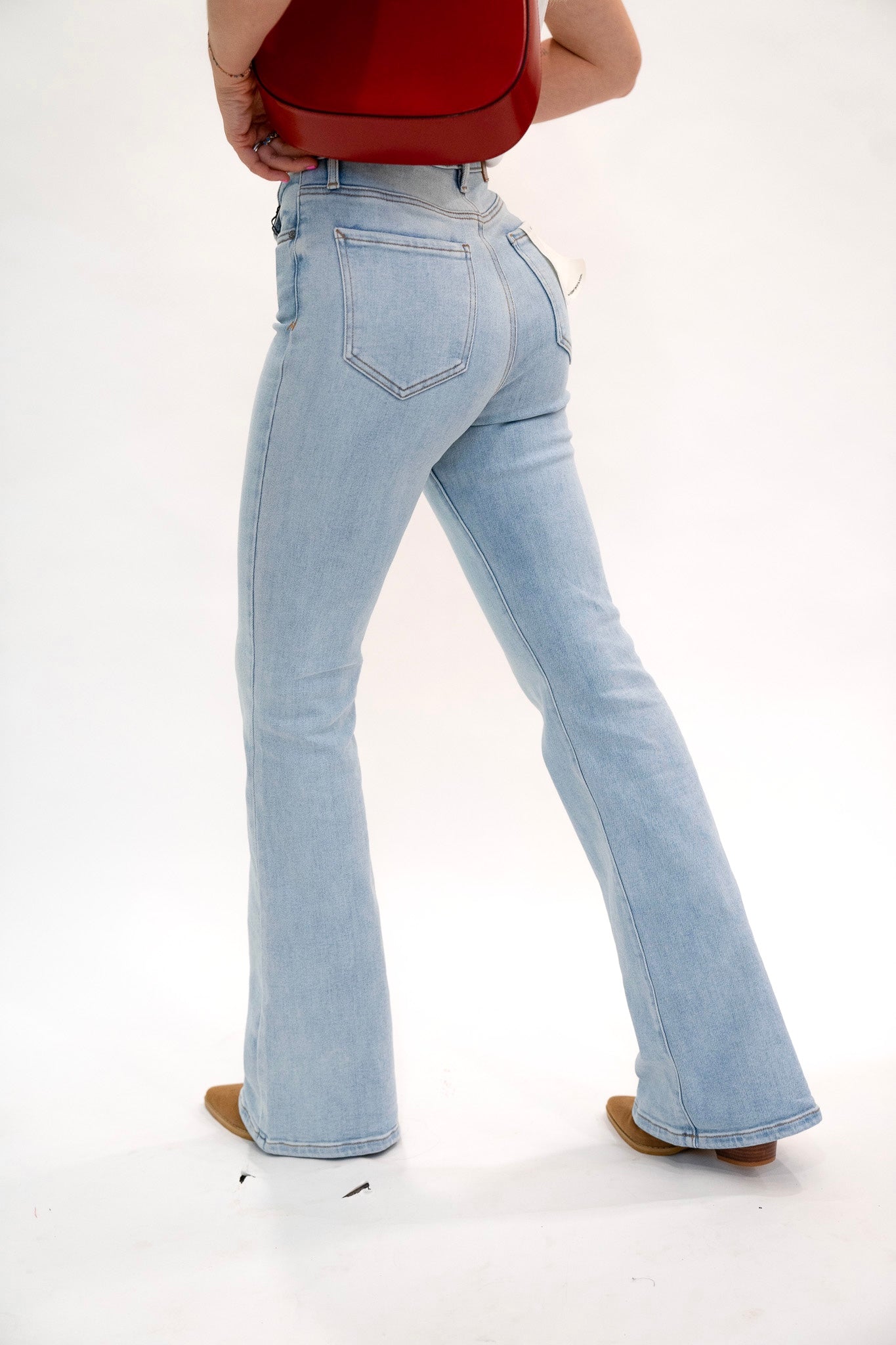 Happi High Rise Flare Jeans (Multiple Colors)