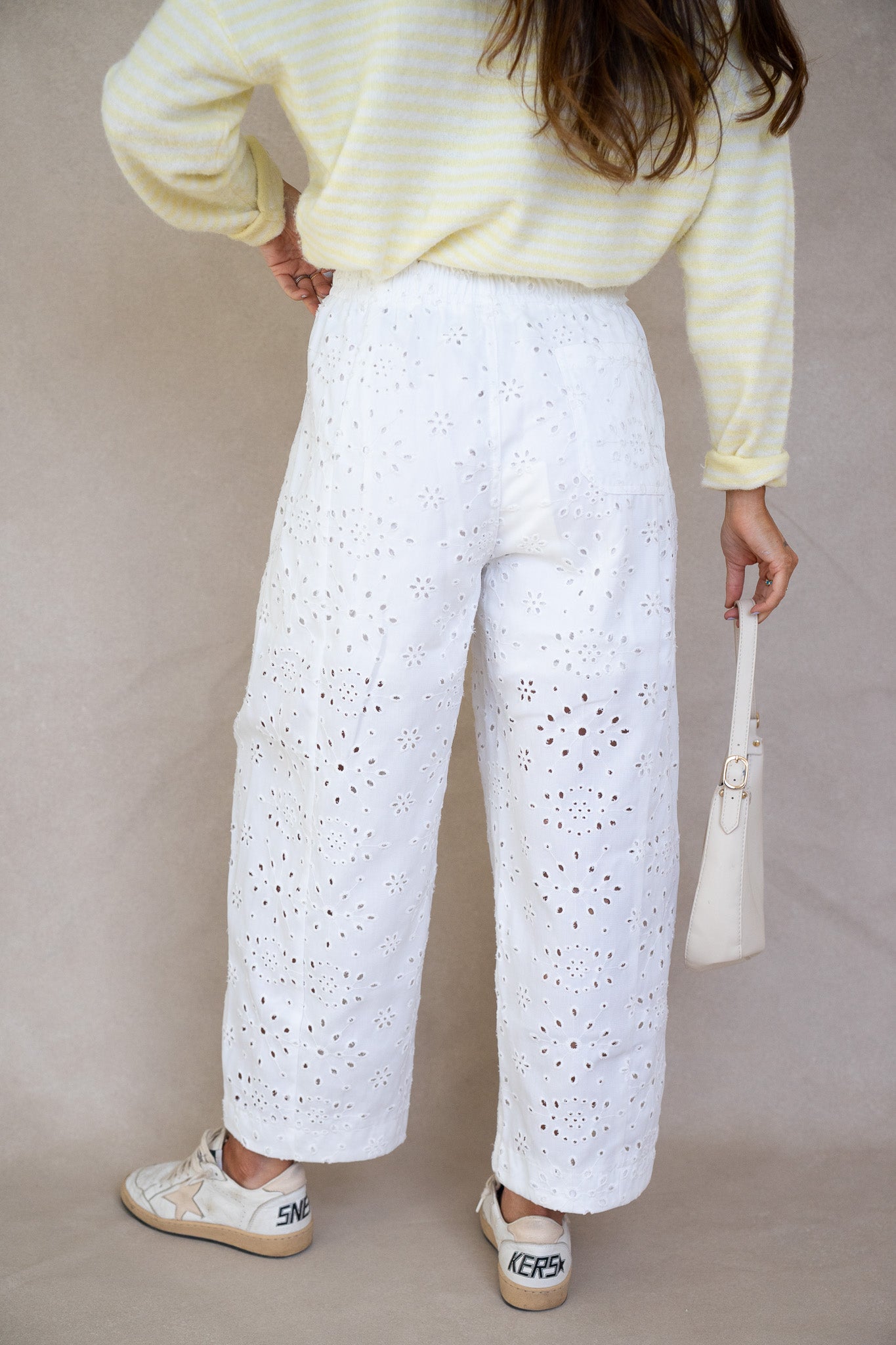 Spring Eyelet Pants