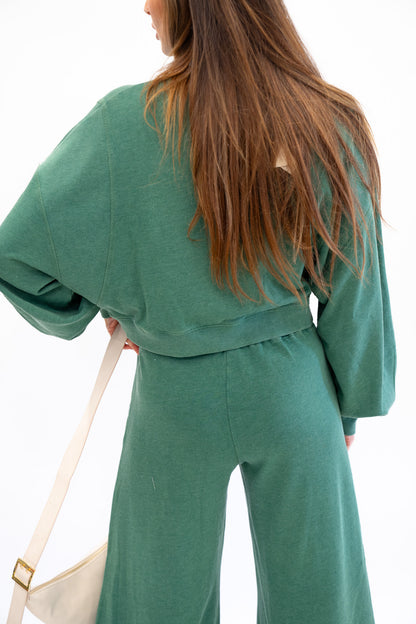 Lacey Rib Sweatshirt (Multiple Colors)