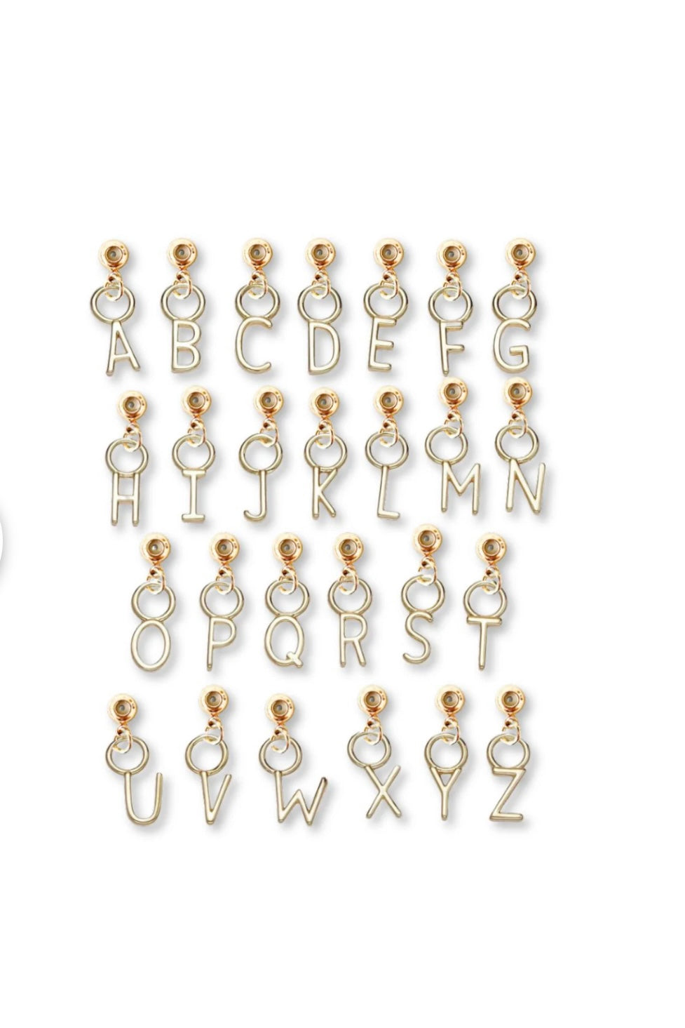 Alphabet Drop Charm