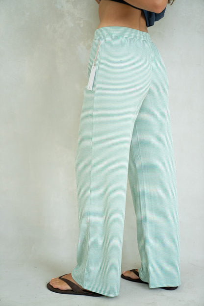 Alex Striped Pants - Mint