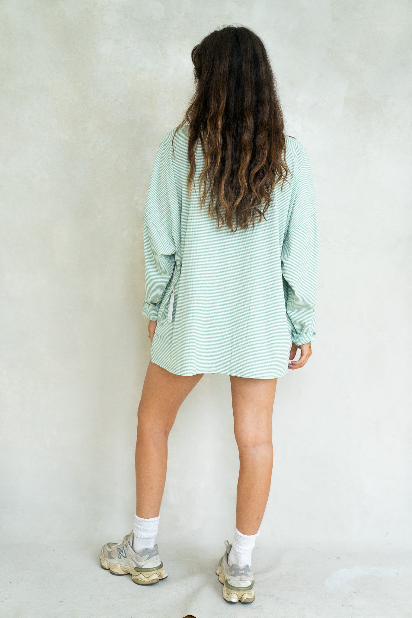 Alex Striped Top - Mint