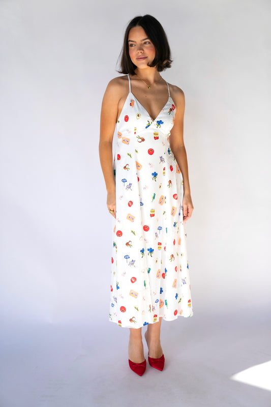 Summer Picnic Midi Dress