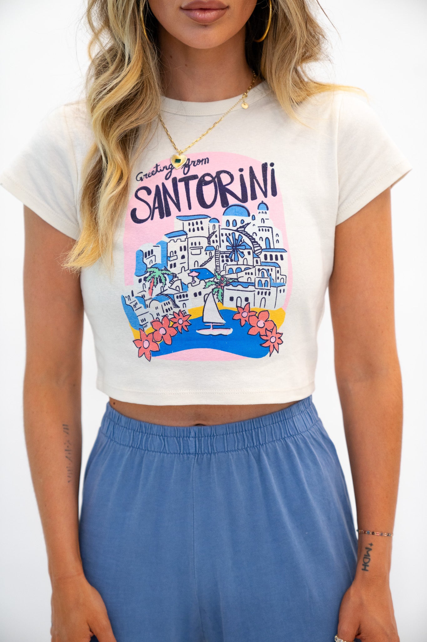 Santorini Baby Tee
