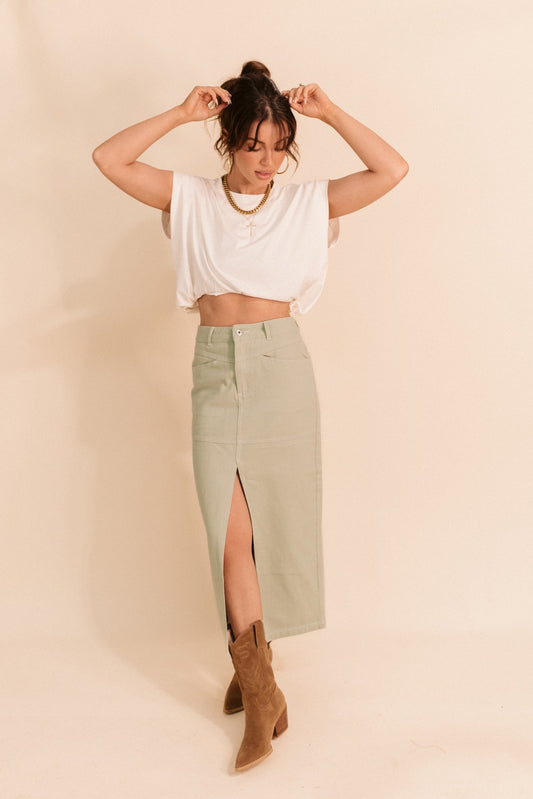 Devin Midi Skirt (Multiple Colors)
